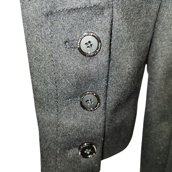 Kenneth Cole Women's Classic Wool Walker W Three Button Stand Collar Size L New - Picture 9 of 9